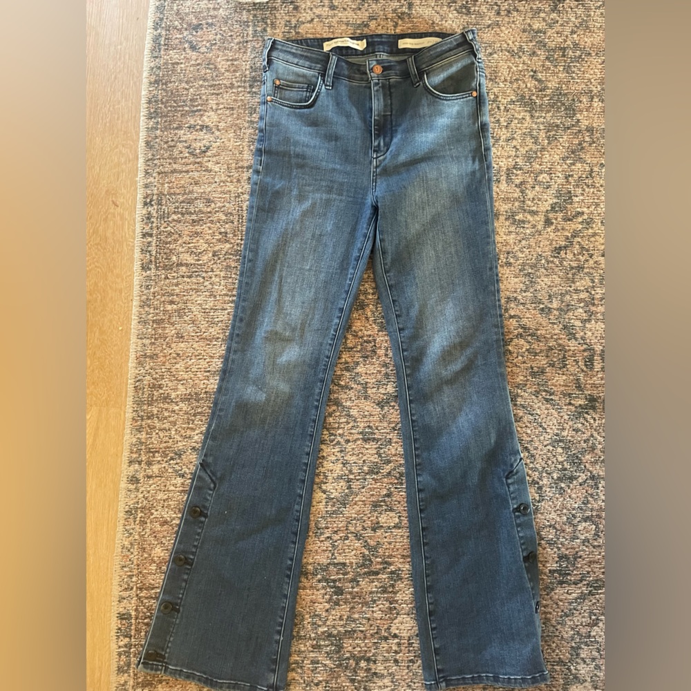 AnthropologIe high-rise boot cut jeans